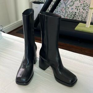 Rag & Bone Matrix Leather Platform Boots